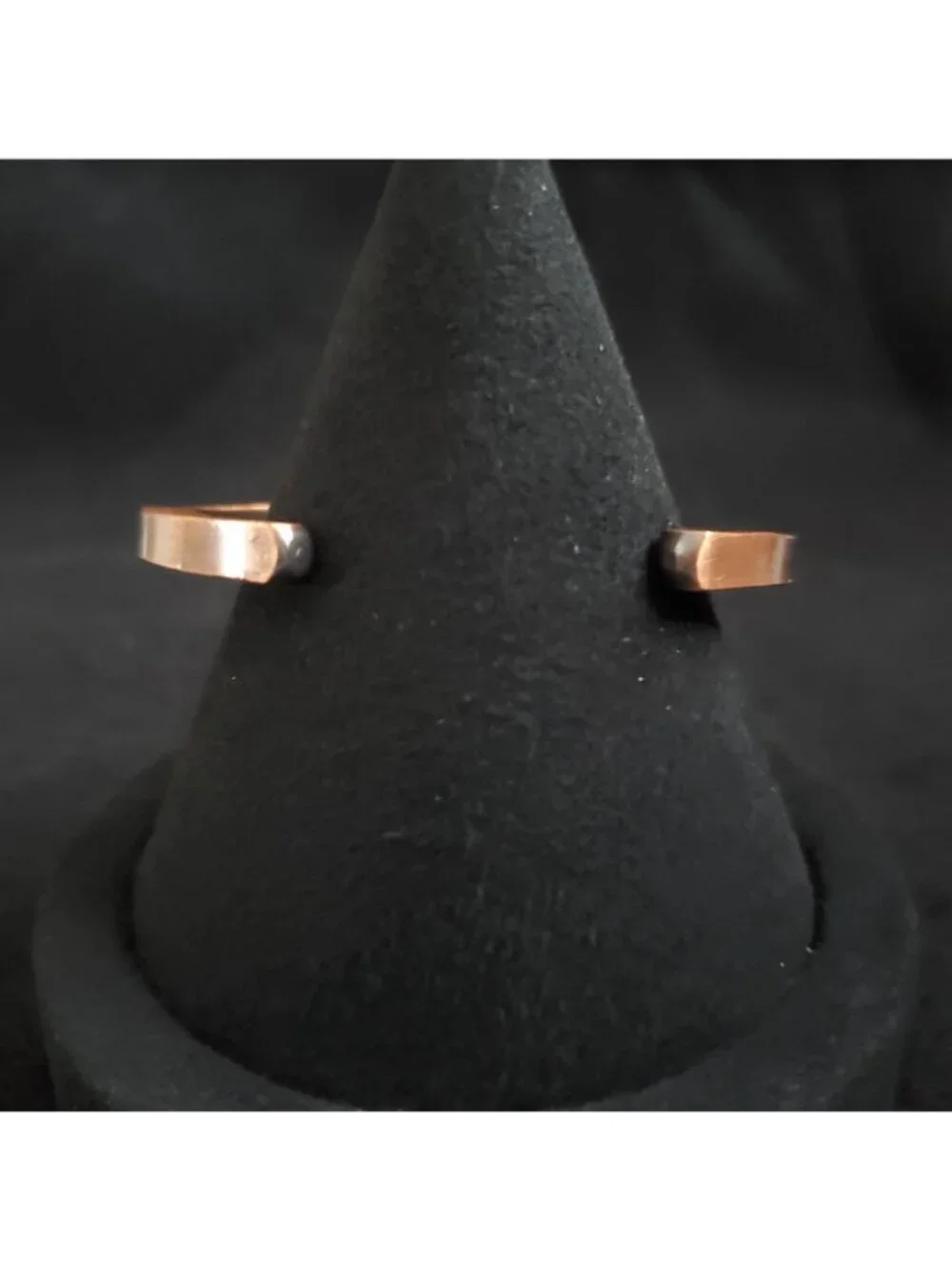 Vintage Copper Cuff Bracelet 6.25" Modernist Minimalist - Picture 2 of 10